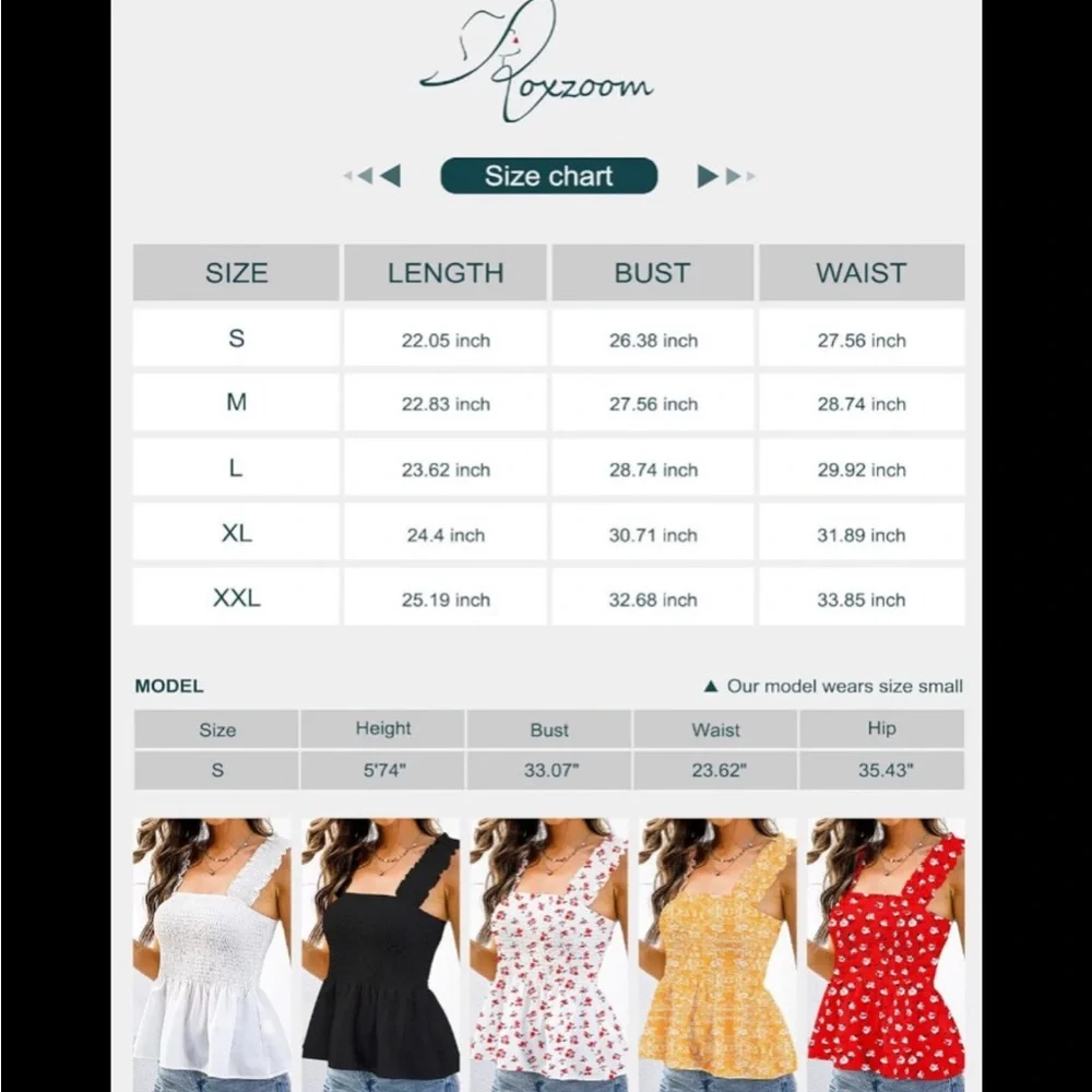 Women's Square Neck Short/Sleeveless Sleeve Tops Casual Chiffon Blouses.